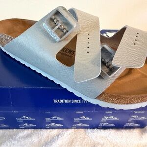 Birkenstock Arizona Box Label - gray men’s